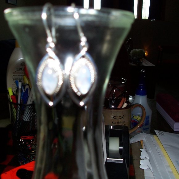 Moonstone Earrings - Picture 4 of 7